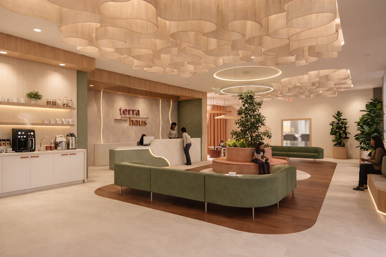 Terra Haus lobby rendering
